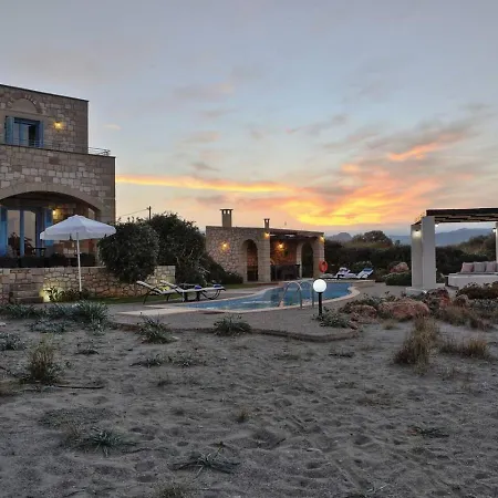 Beachfront Aqua Marine With Private Pool,ping-pong & Bbq Villa Chania (Crete)